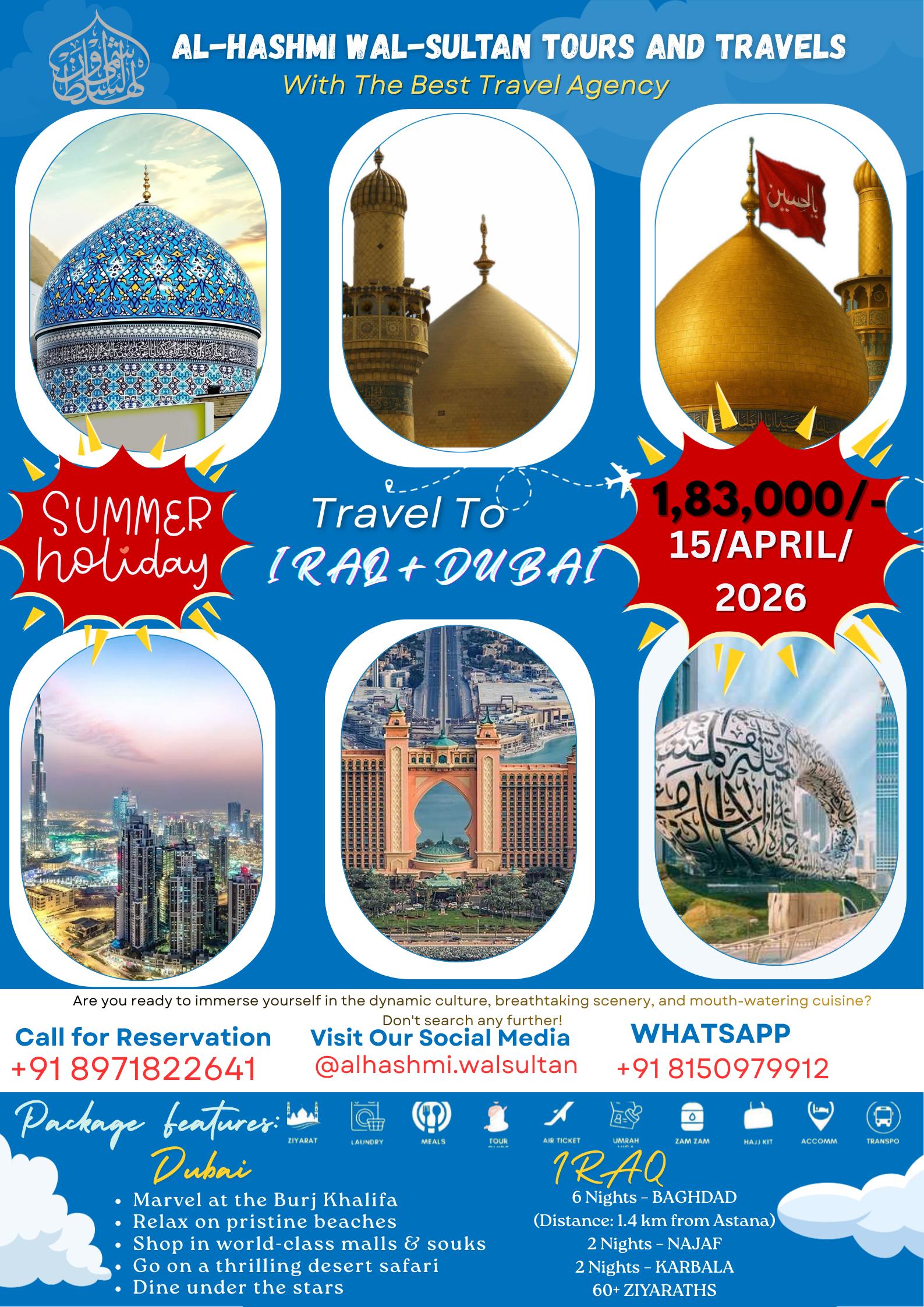 Iraq Dubai Tour Package
